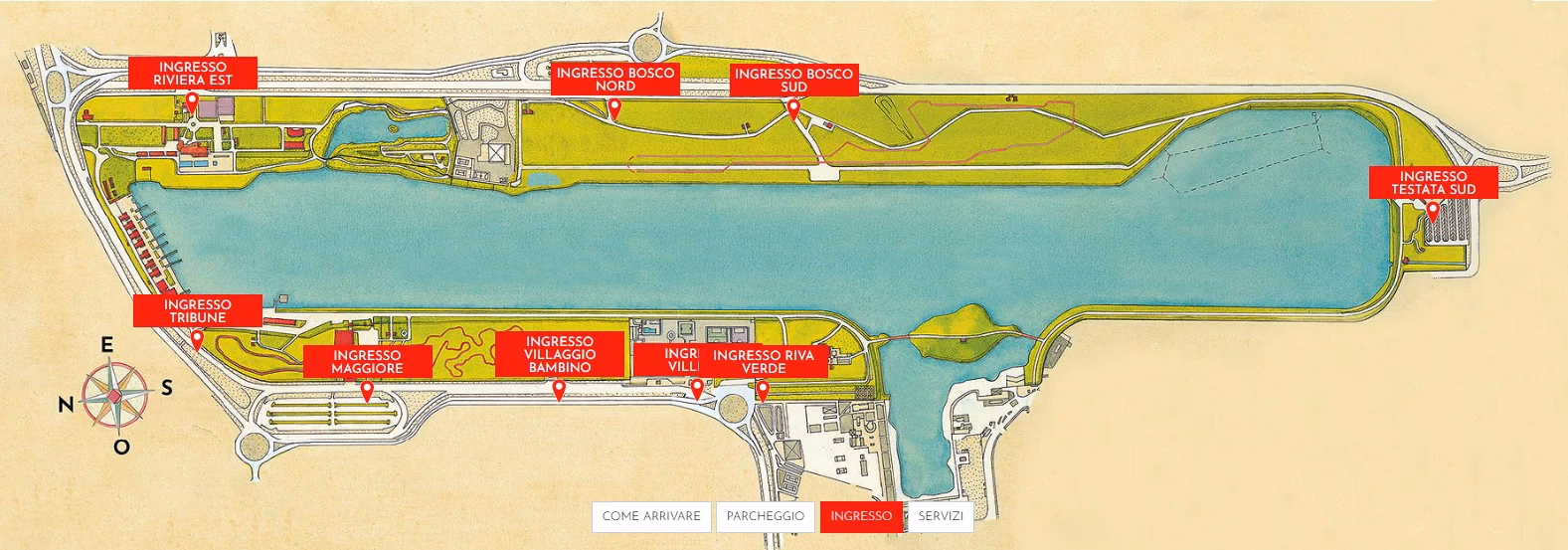 Mapa del evento Idroscalo